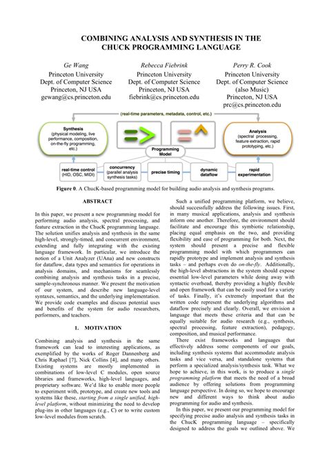 Combining an analysis of the