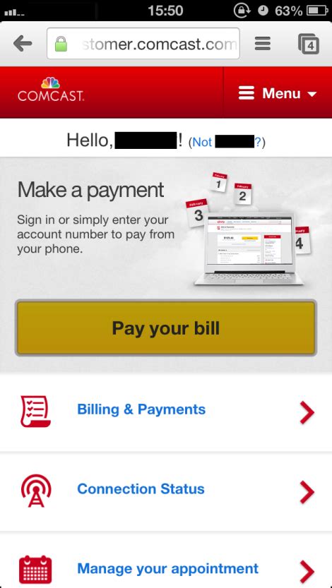 Pay Your Bill Online. Make and schedule payments, customize your billing options, and more. Manage Your Account. View and pay your bill, customize your account preferences, manage your services, and more. Access Cloud Solutions. Boost productivity with a suite of apps designed to keep your business moving forward. Not yet a Comcast Business .... 
