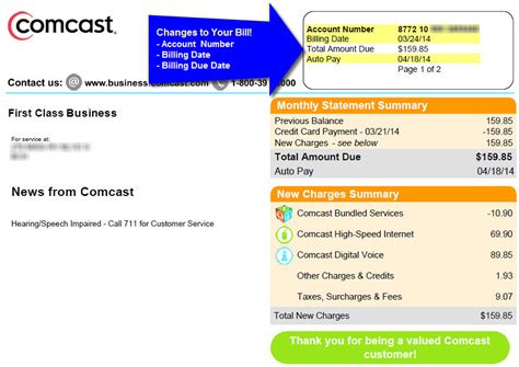 Get instant access to your Comcast Business services. My Account empowers you to manage and personalize the features that help your business be ready for what’s next. Customize your product features including WiFi networks, Call Forwarding with Voice service, and more. Quickly pay your bill, enroll in Paperless Billing and set up Auto Pay.