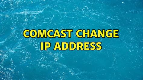 Comcast change ip address. To change the ip address on your router, follow these steps: 1. Access the router’s administration page by typing the router’s default ip address into a web browser. 2. Enter the router’s username and password to log in. If you don’t know the login details, check the router’s manual or contact the manufacturer. 3. 