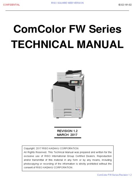 Comcolor series technical manual spare parts list. - Aengemerckte voorvallen op de vredens articulen met portugael.