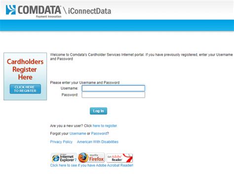 To access Cardholder Web: Go to www.cardholder.comdata.com. First