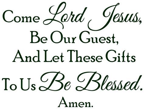 Come Lord Jesus Be Our Guest Adventures in Hospitality