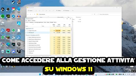 Come accedere alla gestione attività su Windows 11 - YouTube