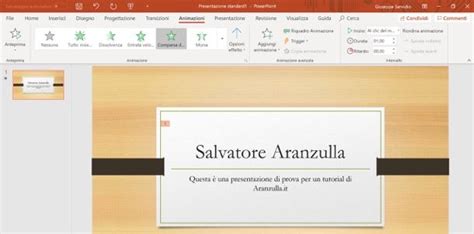 Come animare le scritte su PowerPoint Salvatore Aranzulla