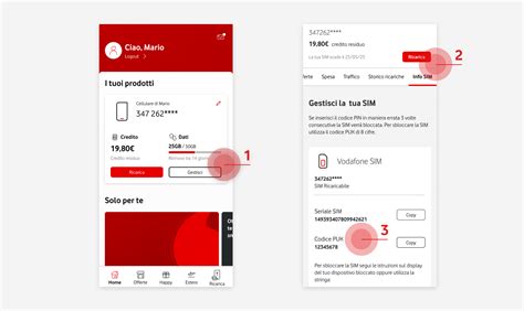 Come recuperare il PIN e il PUK Vodafone