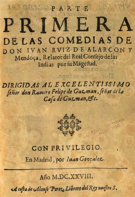 Comedias de don juan ruiz de alarcón y mendoza. - Musical memorials for musicians a guide to selected compositions.