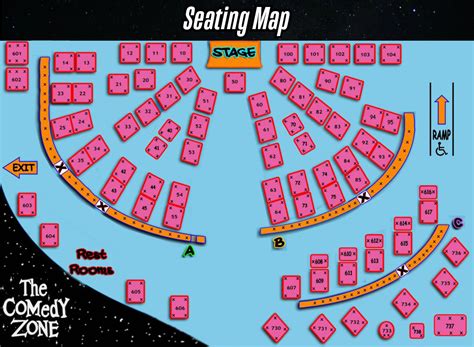 Comedy Zone Seating Chart