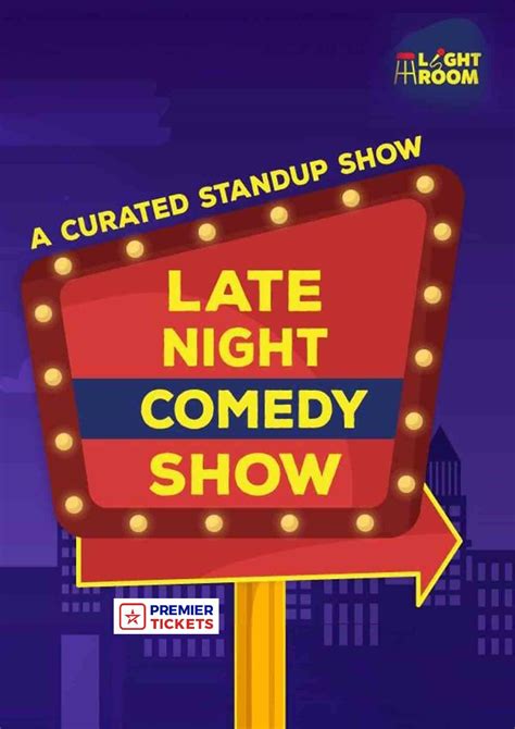 Comedy show in october