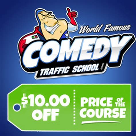 We also offer Classroom Courses - call 800-341-5554 to schedule yours today! Welcome to Comedy School online traffic school! Comedy School is the funniest traffic violator school (TVS) in California, and we offer a full range of traffic school options: Internet, booklet, or classroom—it's up to you! Best of all, this is the world's easiest .... 