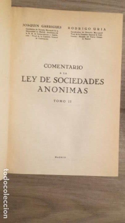 Comentario a la ley de sociedades anónimas. - Model radcowskiej obsługi prawnej w prl.