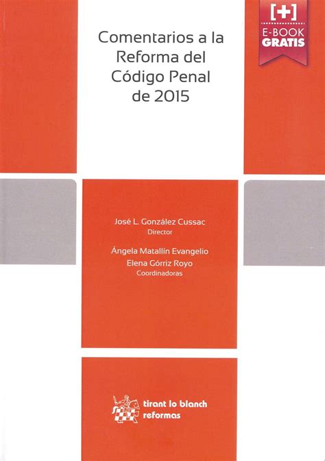 Comentarios a la reforma del código penal de 2015. - Stihl 009 010 011 workshop service repair manual download.