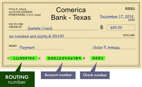 The 072413256 ABA Check Routing Number is on the 