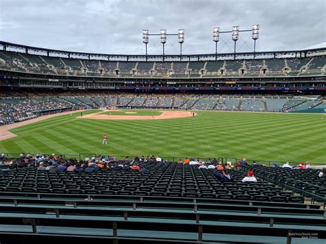 Comerica park section 104. Go right to section 216216». Section 217 is tagged with: along the 1st base line. Row A is tagged with: 24 seats in the row first row. lugnuts99. Comerica Park. Detroit Tigers vs Minnesota Twins. Tigers 11 Twins 0. 217. section. 