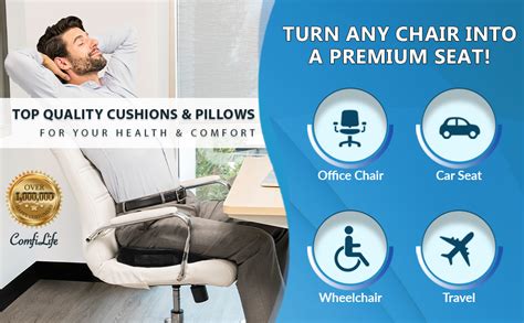 ComfiLife Premium Comfort Seat Cushion - amazon.com