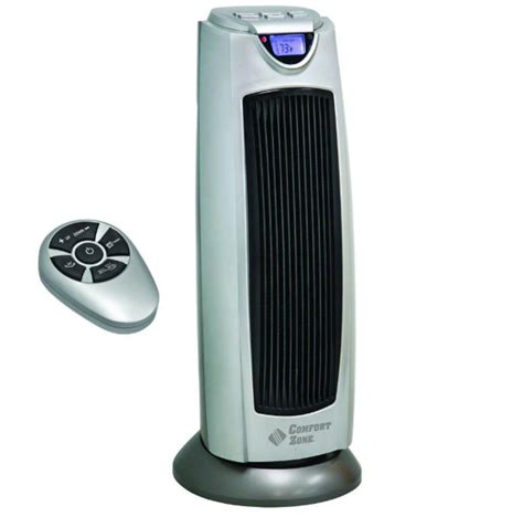 Comfort Zone CZ499R Ceramic Electric Tower Fan-Forced Heater