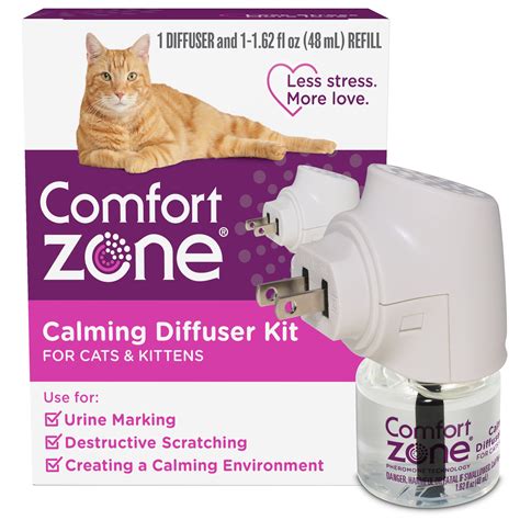 Comfort Zone Calming Diffuser Kit for Multiple Cats - 1 Diffuser …