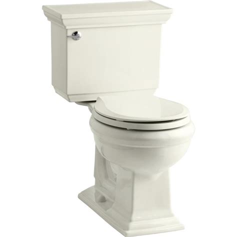KOHLER. Highline White Round Chair Height 2-piece WaterSense Soft Close Toilet 12-in Rough-In 1.28-GPF. Model # K-30369-0. Find My Store. for pricing and availability. 789. Bowl Height: Chair Height. Bowl Shape: Round. Lid: Slow Close Feature.. 