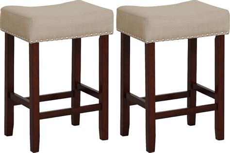 Comfortable backless bar stools.  Whether used for casual dining, entertainin...