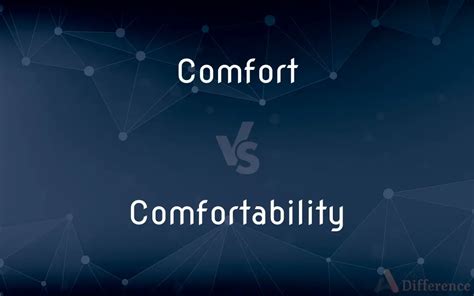 Comfortableness vs Comfortability Meaning And Differences