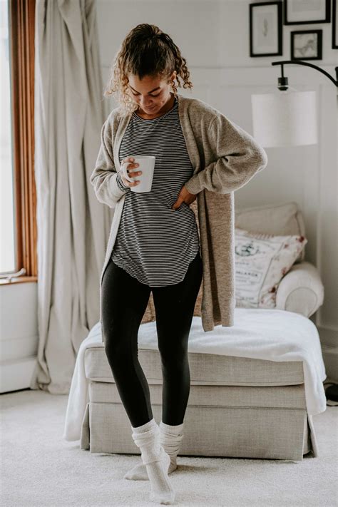 Comfy clothes for women. Apr 5, 2021 · ADAY Essentialist T-Shirt. Most workout clothes these days seem to be tight-fitting and compressive — but not this oversized T-shirt made from super-breathable and super-soft modal. With its ... 