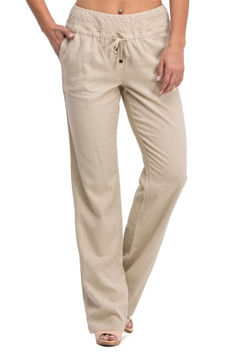Comfy pants for women. Flowing Pants For Women. Flowing trousers are flattering and comfortable for women. This loose-fit silhouette arrives in the collection in numerous designs, including palazzo, culotte, and tailored options. From smart to slouchy, they are an adaptable wardrobe addition, striking relaxed sophistication with a t-shirt and blazer or a hooded ... 