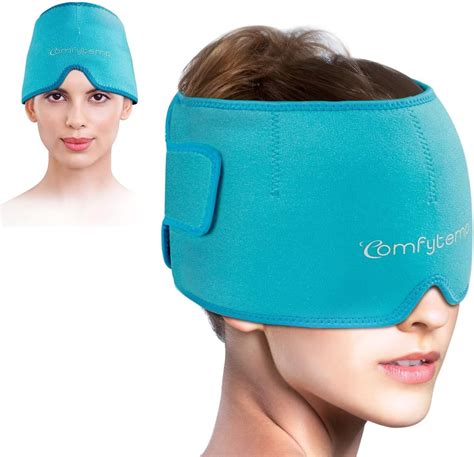 Comfytemp Migraine and Headache Relief Cap, Cold Pack with Head Wrap ...