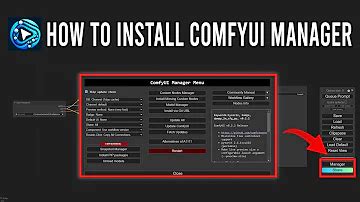Comfyui manager button.  It offers management functions to install, remove, di...