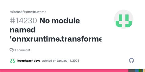 Comfyui no module named onnxruntime. 9k Star 80. 0 OS: nt Python Version: 3.  * Cannot i...