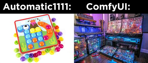 Comfyui vs automatic1111 vs auto1111 reddit. .