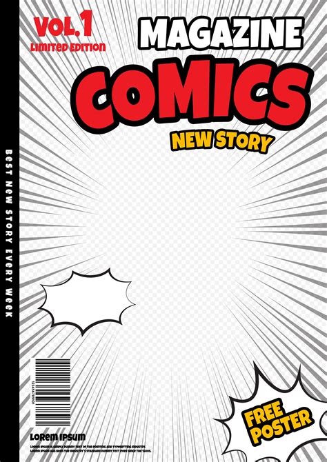 Comic Book Covers Template