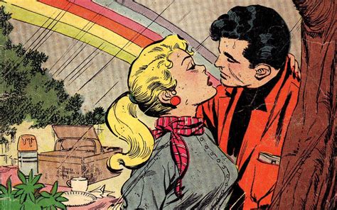 Comic Wallpapers Vintage Winter love (Vintage Comic Wallpaper)