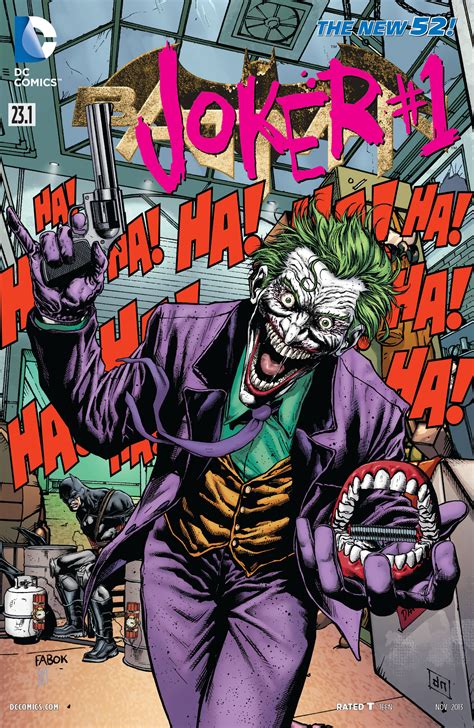 Comic book joker. The Joker is a serial killer and a super-villain, a dangerous madman who dresses like a clown and commits violent crimes. He is often recognized as Batman's greatest enemy, living in and terrorizing Gotham City, although … 