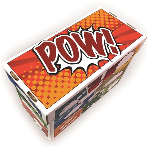 Description. COMICARE SHORT COMIC BOOK STORAGE BOX with Lid - Holds 150-comics. The ComiCare boxes are durable, double-walled "oyster white" and perfect for any collector's needs.. The boxes feature double-walled bottoms with single-walled box lids. Features. These durable, double-walled "oyster white" boxes are perfect for any …. 