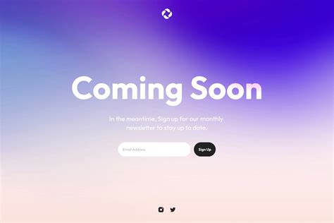 Coming Soon Website Template Free