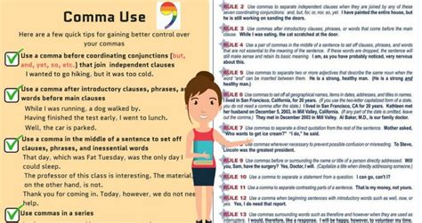 Comma Rules 8 Rules for Using Commas Correctly! ESLBuzz Learning English