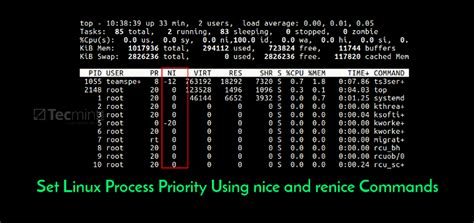 Command line set process priority.  A zero value for who denotes (respective...