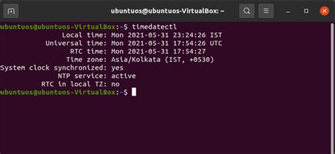 Command to check timezone in linux