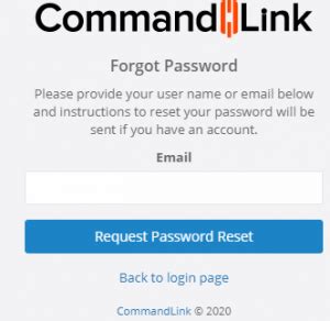 CommandLink - Login Site