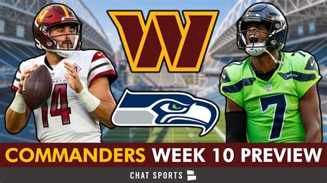 Commanders vs seahawks. Things To Know About Commanders vs seahawks. 