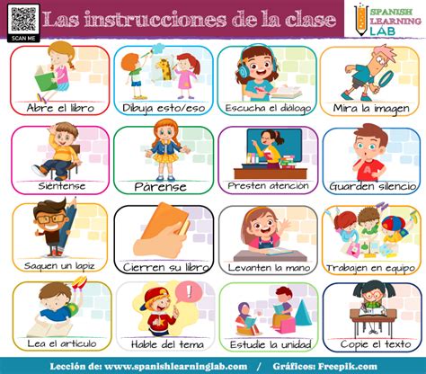 Commands (Comandos) - flashcards for Spanish kids - Spanish …