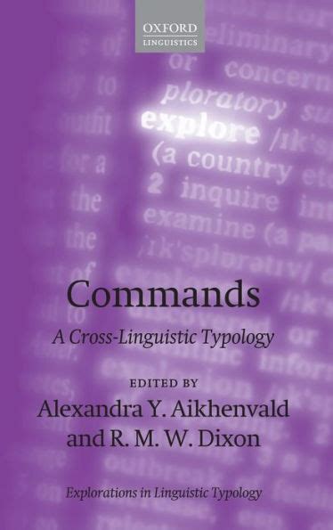 Commands - Hardcover - Alexandra Y. Aikhenvald; R. M. W. Dixon