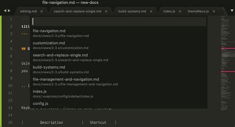 Commands Overview Sublime Text Community Documentation.