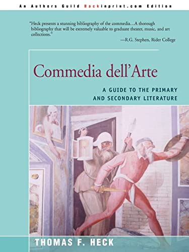 Commedia dellarte a guide to the primary and secondary literature. - Cissp all in one exam guide shon harris.