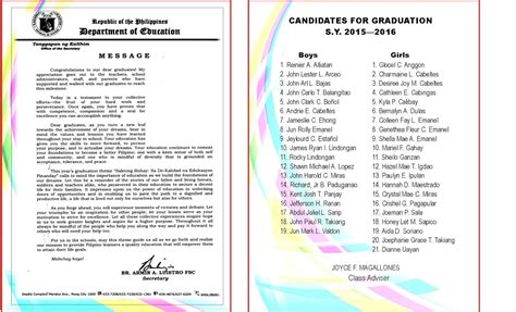 Commencement Ceremony Program Template