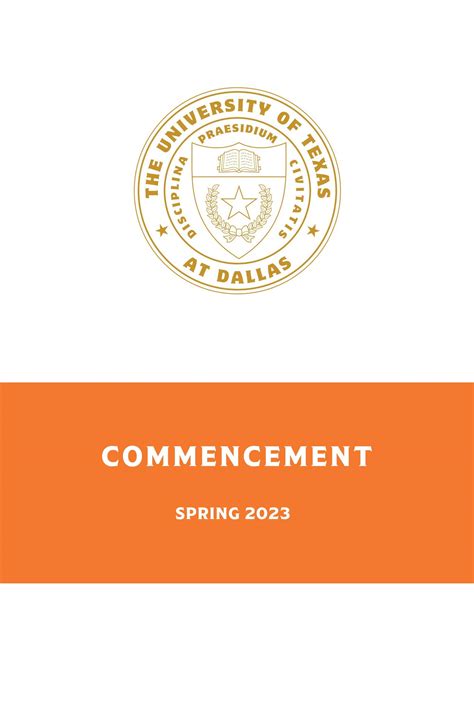 Commencement Spring 2023 The University of Texas at Dallas by UTD