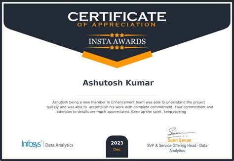 Commendations and Appreciation - LinkedIn