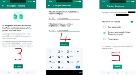 Comment changer numéro WhatsApp en conservant historique
