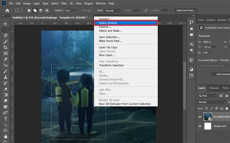 Comment inverser une sélection dans Photoshop - Grafixfather