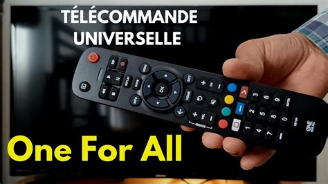 Comment programmer une télécommande universelle one for all